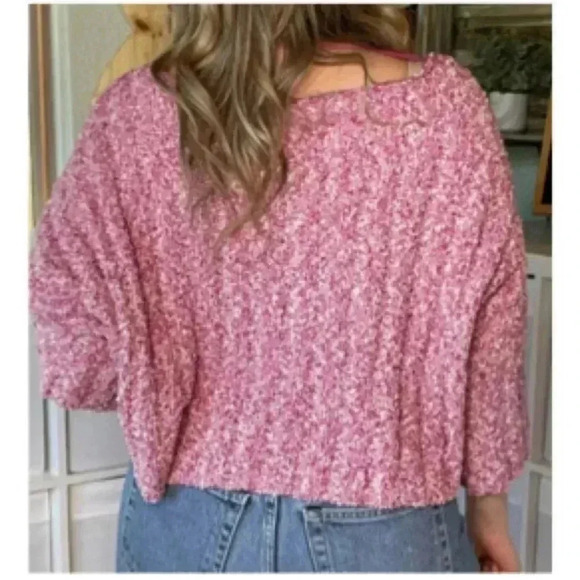 🆕 Free People Good Day Pullover Short Sleeve
Cropped Sweater Pink Rose🆕 - Picture 6 of 13